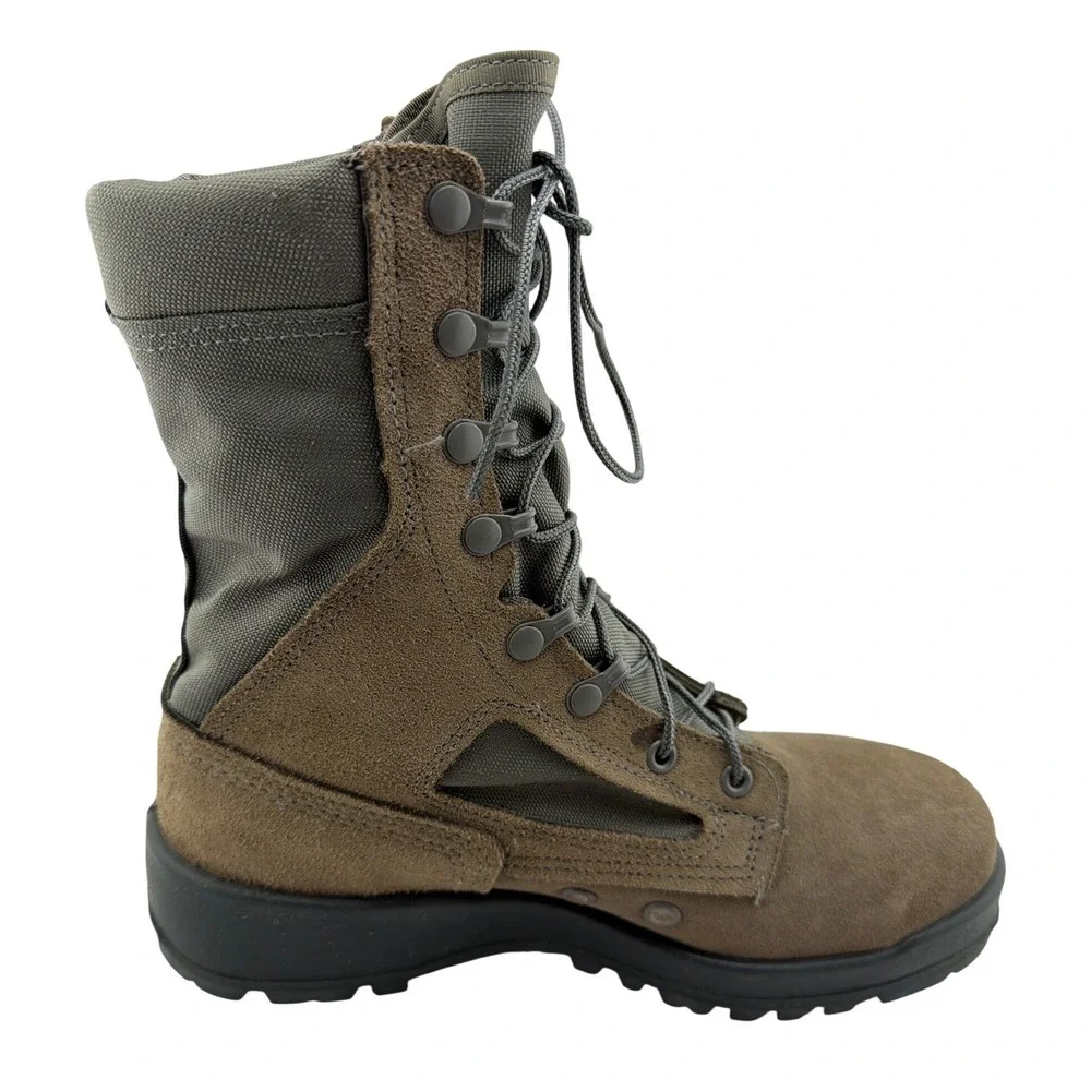 Belleville 600 ST Combat Boots Mens 6.5‎ R Green NWT'S Steel Toe Vibram USA